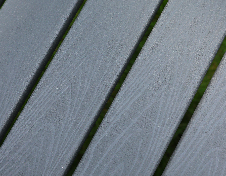 Skifergrå Single Cross Back HDPE spisestuestol