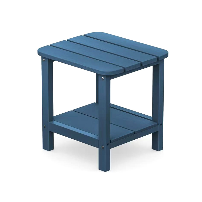 Lake Blue dobbeltlags HDPE sidebord med opbevaring
