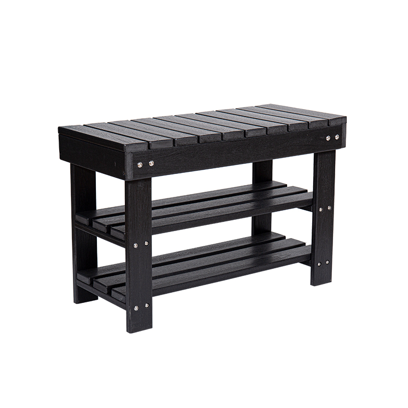 Slankt sort HDPE tre-lags langbord