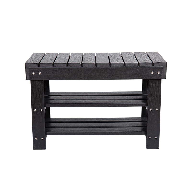 Slankt sort HDPE tre-lags langbord