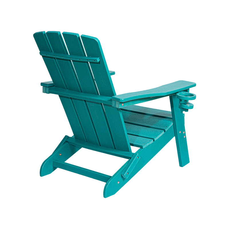 Lake Blue Small HDPE Adirondack stol med rustfrit stål hardware