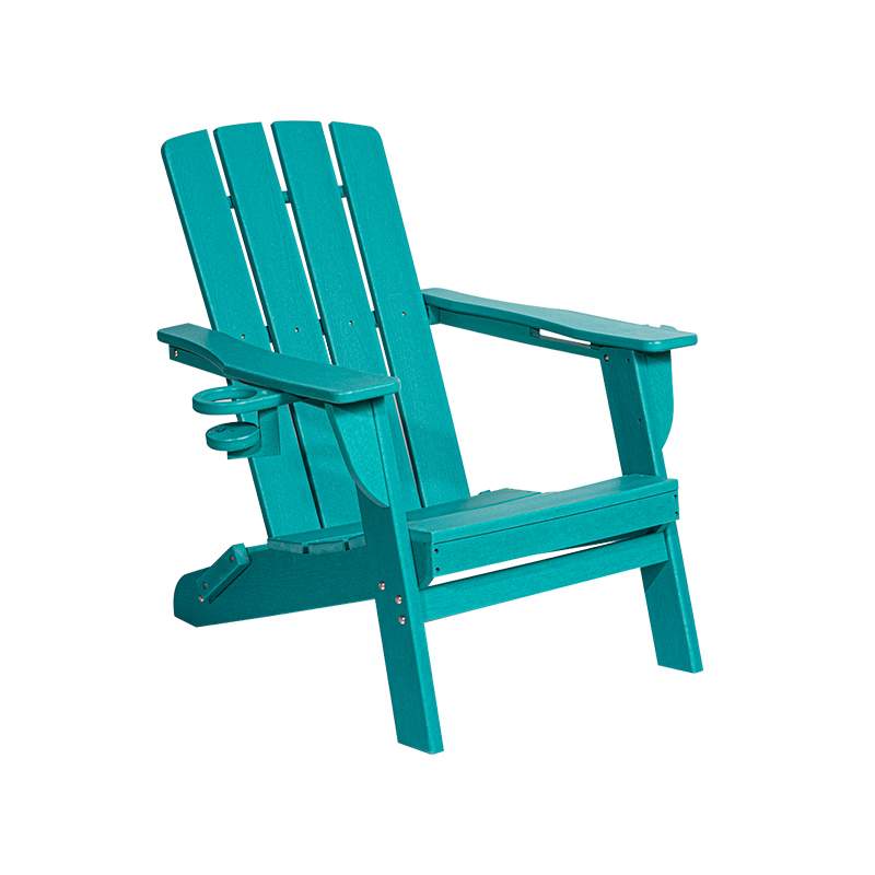 Lake Blue Small HDPE Adirondack stol med rustfrit stål hardware