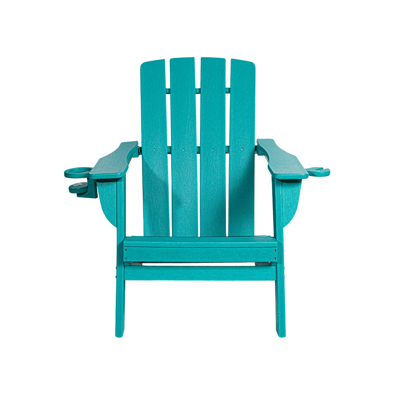 Lake Blue Small HDPE Adirondack stol med rustfrit stål hardware